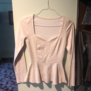 Sweetheart Peplum top